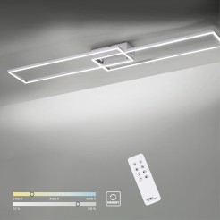 14019-55 IVEN LAMPA SUFITOWA STALOWY