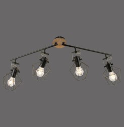 15674-78 JARO LAMPA SUFITOWA CZARNY/DREWNO