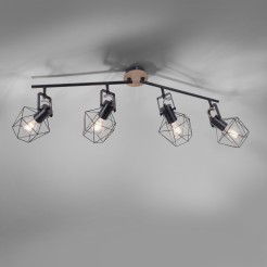 15674-78 JARO LAMPA SUFITOWA CZARNY/DREWNO