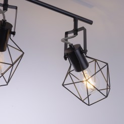 15674-78 JARO LAMPA SUFITOWA CZARNY/DREWNO