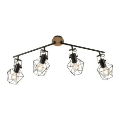 15674-78 JARO LAMPA SUFITOWA CZARNY/DREWNO