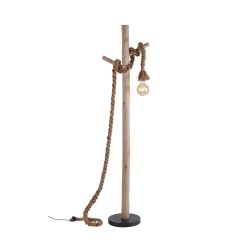 15484-18 ROPE LAMPA PODŁOGOWA BRĄZOWY