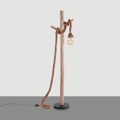 15484-18 ROPE LAMPA PODŁOGOWA BRĄZOWY