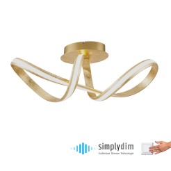 8331-12 MELINDA LAMPA SUFITOWA ZŁOTY