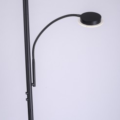 11709-18 HANS LAMPA PODŁOGOWA CZARNY