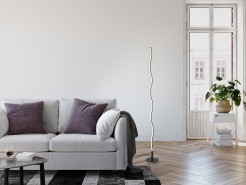15168-18 WAVE LAMPA PODŁOGOWA CZARNY