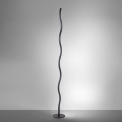 15168-18 WAVE LAMPA PODŁOGOWA CZARNY