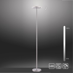 11729-55 HANS LAMPA PODŁOGOWA STALOWY