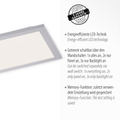 12204-16 FLAT LAMPA SUFITOWA BIAŁY