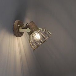 11486-60 ALAMI LAMPA SUFITOWA/KINKIET MATOWY MOSIĄDZ