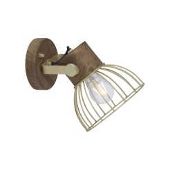 11486-60 ALAMI LAMPA SUFITOWA/KINKIET MATOWY MOSIĄDZ