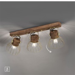 11488-60 ALAMI LAMPA SUFITOWA MATOWY MOSIĄDZ