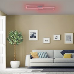 16430-55 LOLASMART-MAXI LAMPA SUFITOWA STALOWY