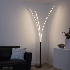 15383-18 MAJA LAMPA PODŁOGOWA CZARNY