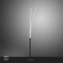 15383-18 MAJA LAMPA PODŁOGOWA CZARNY