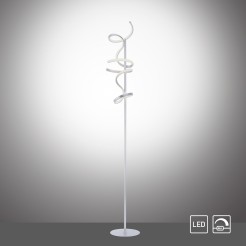 19031-21 CURLS LAMPA PODŁOGOWA SREBRNY