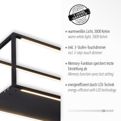 2441-18 CONTURA LAMPA WISZĄCA CZARNY