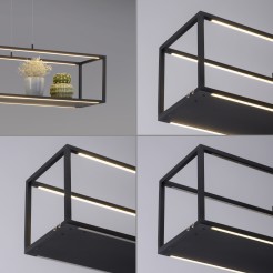 2441-18 CONTURA LAMPA WISZĄCA CZARNY
