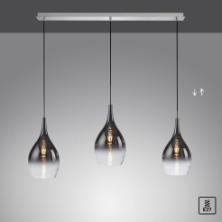 2063-17 PILUA LAMPA WISZĄCA CHROM