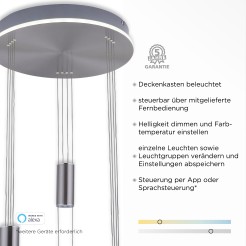 2078-55 Q-ETIENNE LAMPA WISZĄCA STALOWY