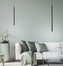 2111-18 FLUTE LAMPA WISZĄCA CZARNY