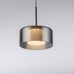 2112-18 RIKA LAMPA WISZĄCA CZARNY/SMOKY