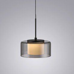 2112-18 RIKA LAMPA WISZĄCA CZARNY/SMOKY