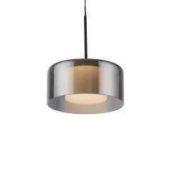 2113-18 RIKA LAMPA WISZĄCA CZARNY/SMOKY