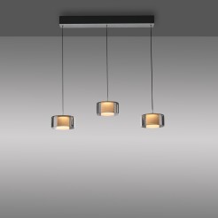2113-18 RIKA LAMPA WISZĄCA CZARNY/SMOKY