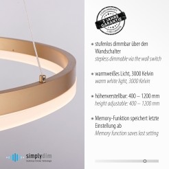 2382-60 TITUS LAMPA WISZĄCA MOSIĄDZ