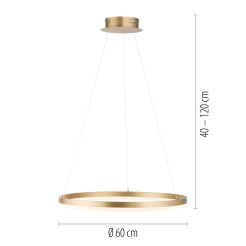 2382-60 TITUS LAMPA WISZĄCA MOSIĄDZ