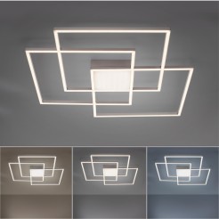 14713-55 ASMIN LAMPA SUFITOWA STALOWY