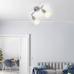 11952-55 KARO LAMPA SUFITOWA STALOWY