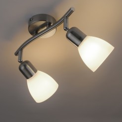 11952-55 KARO LAMPA SUFITOWA STALOWY