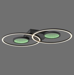 15160-18 TUNEL LAMPA SUFITOWA CZARNY