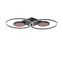 15160-18 TUNEL LAMPA SUFITOWA CZARNY