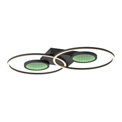15160-18 TUNEL LAMPA SUFITOWA CZARNY
