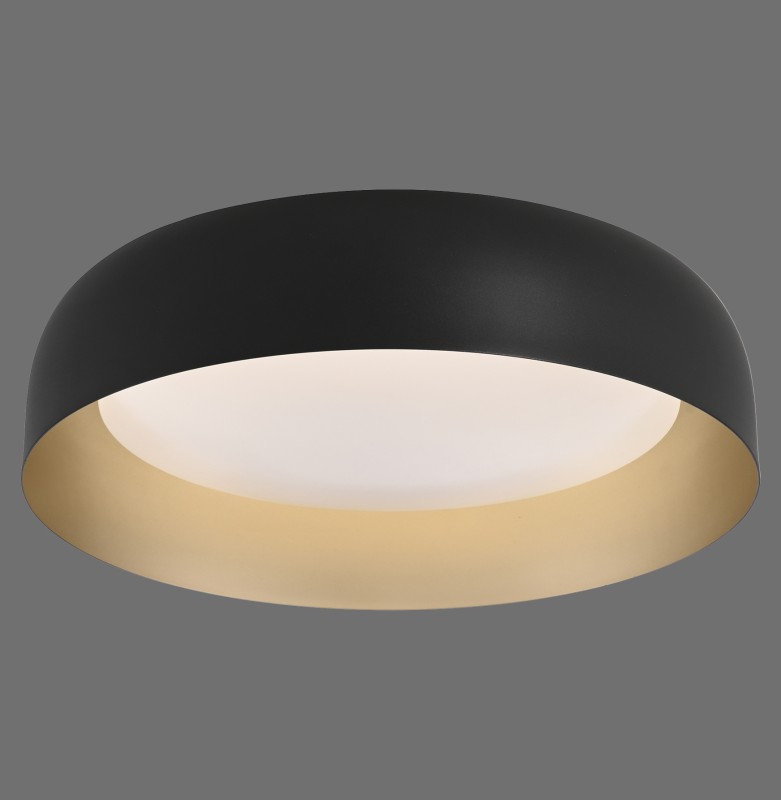 14215-18 OSKO LAMPA SUFITOWA CZARNY/ZŁOTY