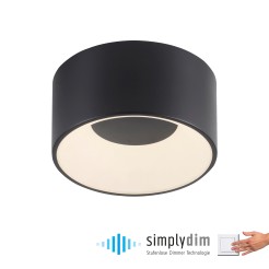 14325-18 TANIKA LAMPA SUFITOWA CZARNA