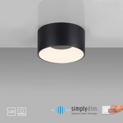 14325-18 TANIKA LAMPA SUFITOWA CZARNA
