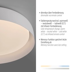 14216-16 OSKO LAMPA SUFITOWA BIAŁY