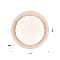 14215-16 OSKO LAMPA SUFITOWA BIAŁA