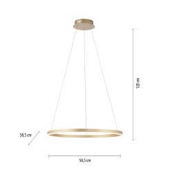 15394-60 RITUS LAMPA WISZĄCA MATOWY MOSIĄDZ