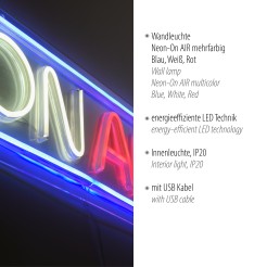 85023-70 NEON-ON AIR KINKIET MULTIKOLOR