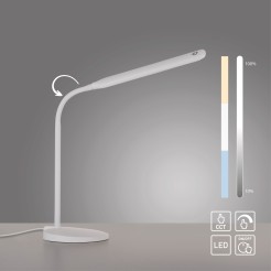 11030-16 ELLY LAMPA STOŁOWA BIAŁY