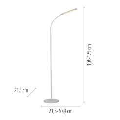 11031-16 ELLY LAMPA PODŁOGOWA BIAŁY