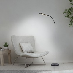 11031-18 ELLY LAMPA PODŁOGOWA CZARNY