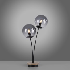 11390-79 GREEN WIDOW LAMPA STOŁOWA CZARNY/DREWNO