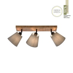 11582-79 GREEN MICHEL LAMPA SUFITOWA DREWNO