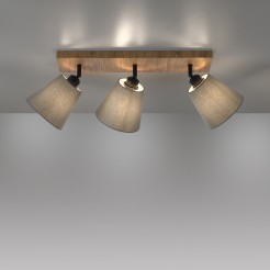 11582-79 GREEN MICHEL LAMPA SUFITOWA DREWNO